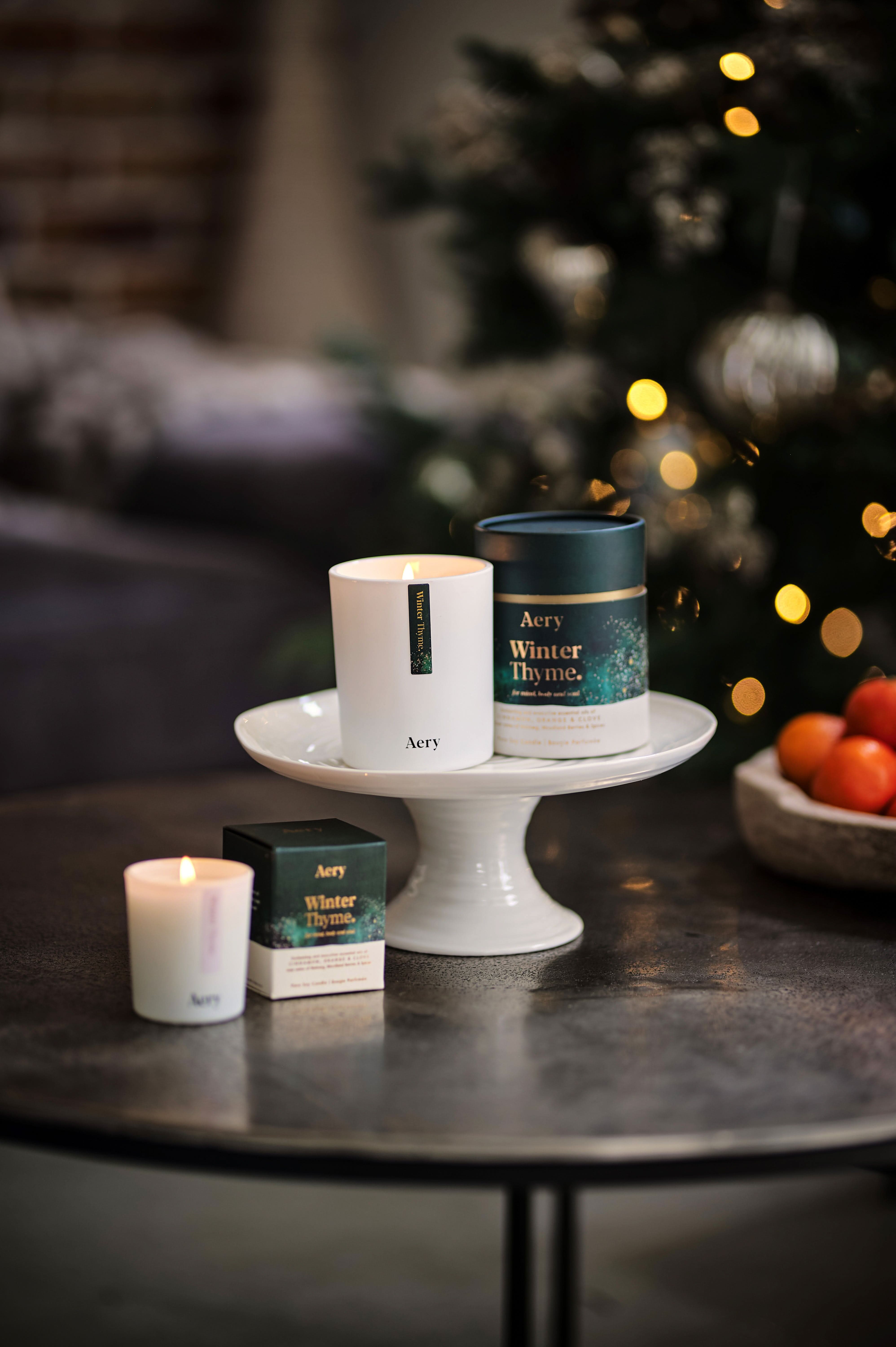 Winter Thyme Mini Candle