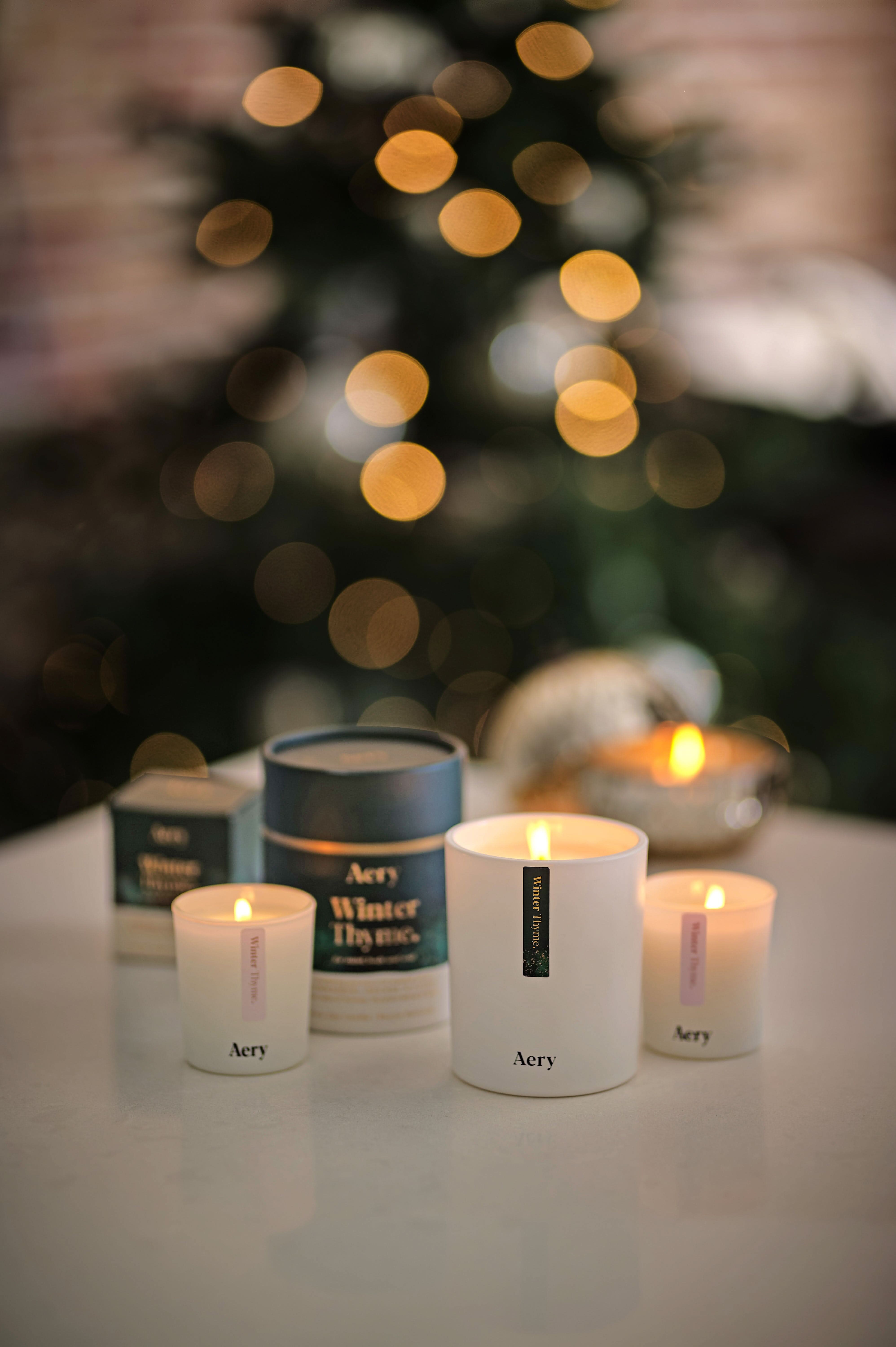 Winter Thyme Mini Candle