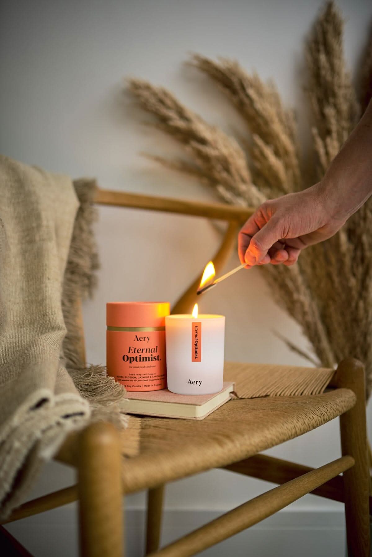 Eternal Optimist Scented Candle - Neroli Blossom Jasmin and Sandalwood