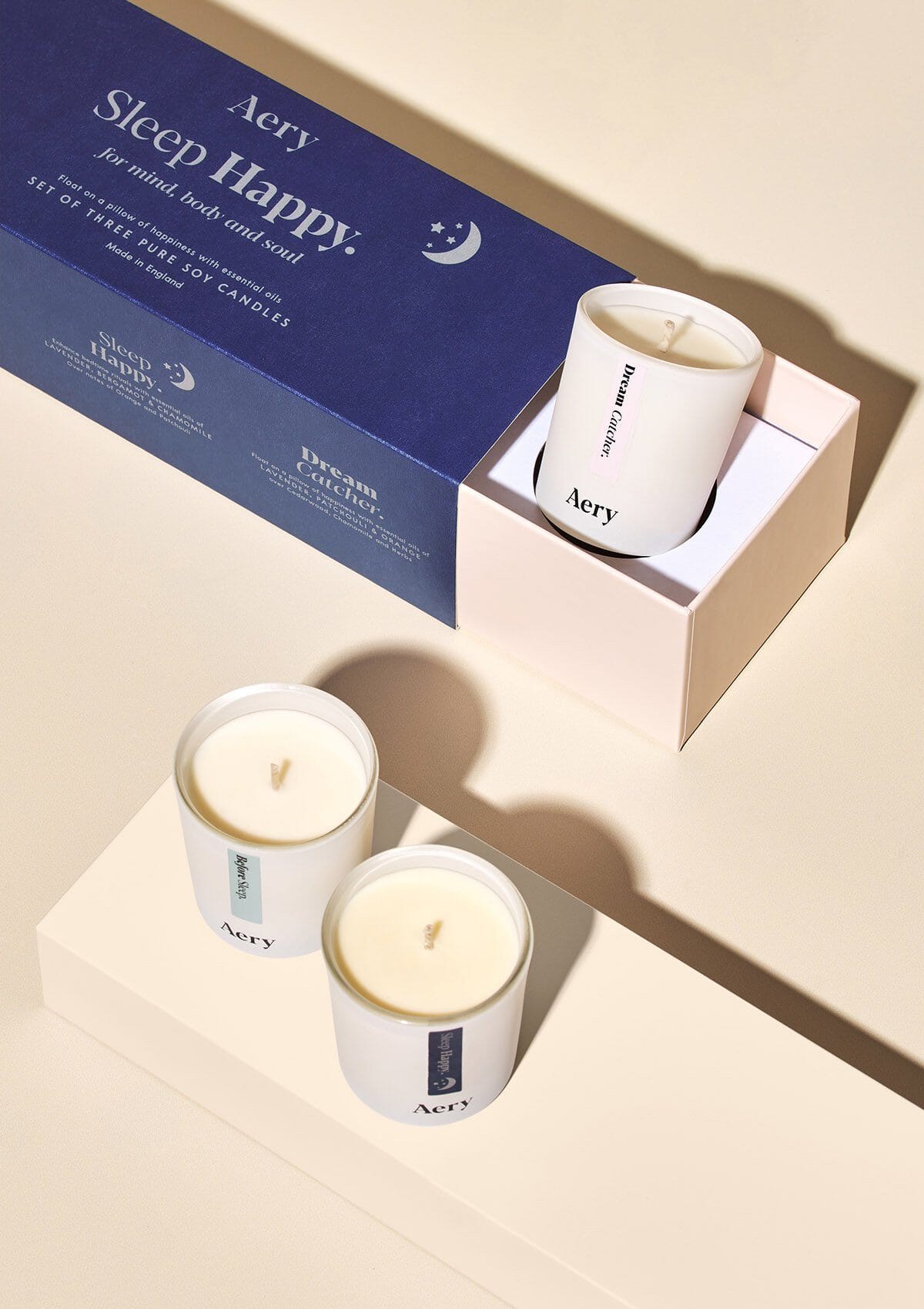 Sleep Happy Gift Set of Three - Votive Candles