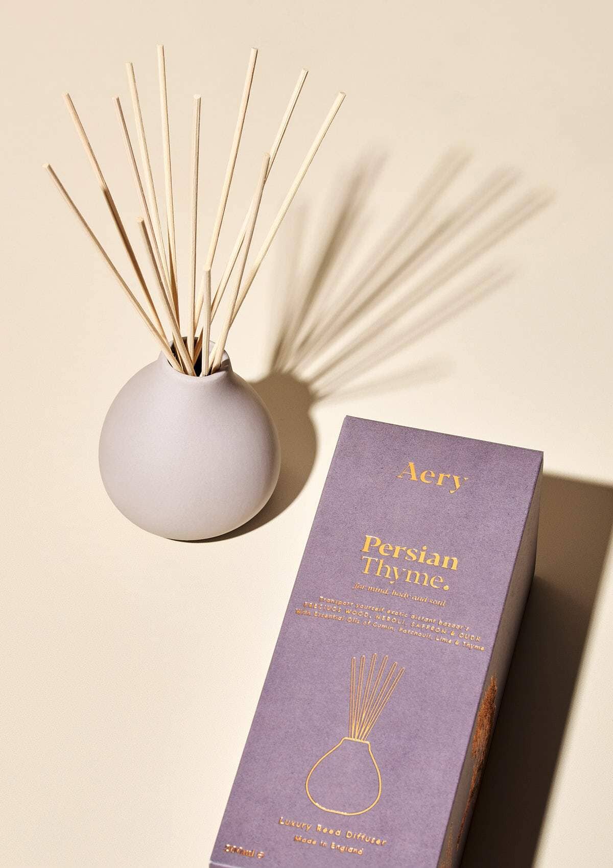 Persian Thyme Reed diffuser Neroli Saffron and Oudh