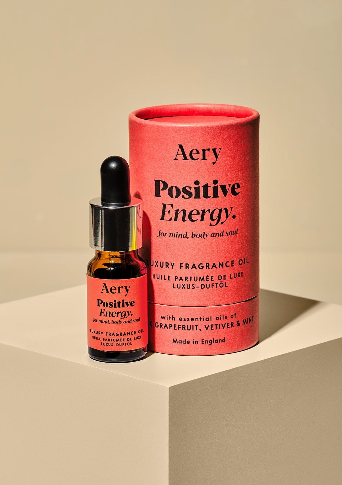 Positive Energy Fragrance Oil - Pink Grapefruit Vetiver and Mint