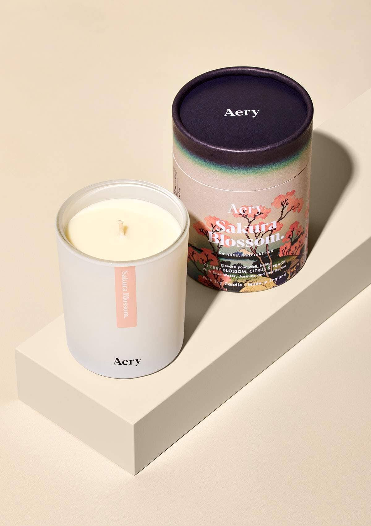 Sakura Blossom Scented Candle - Cherry Citrus and Peach