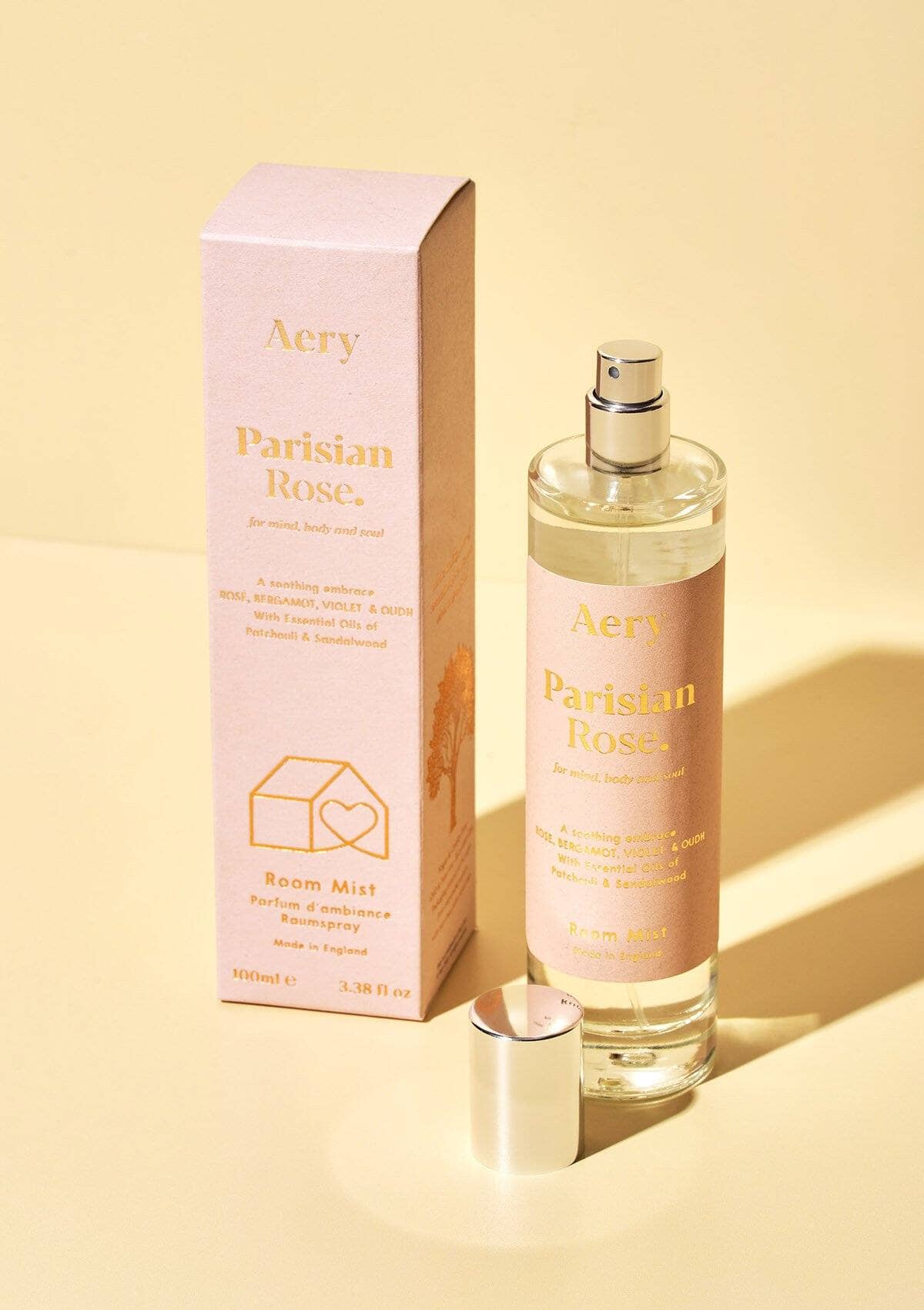 Parisian Rose Room Mist - Rose Bergamot and Violet