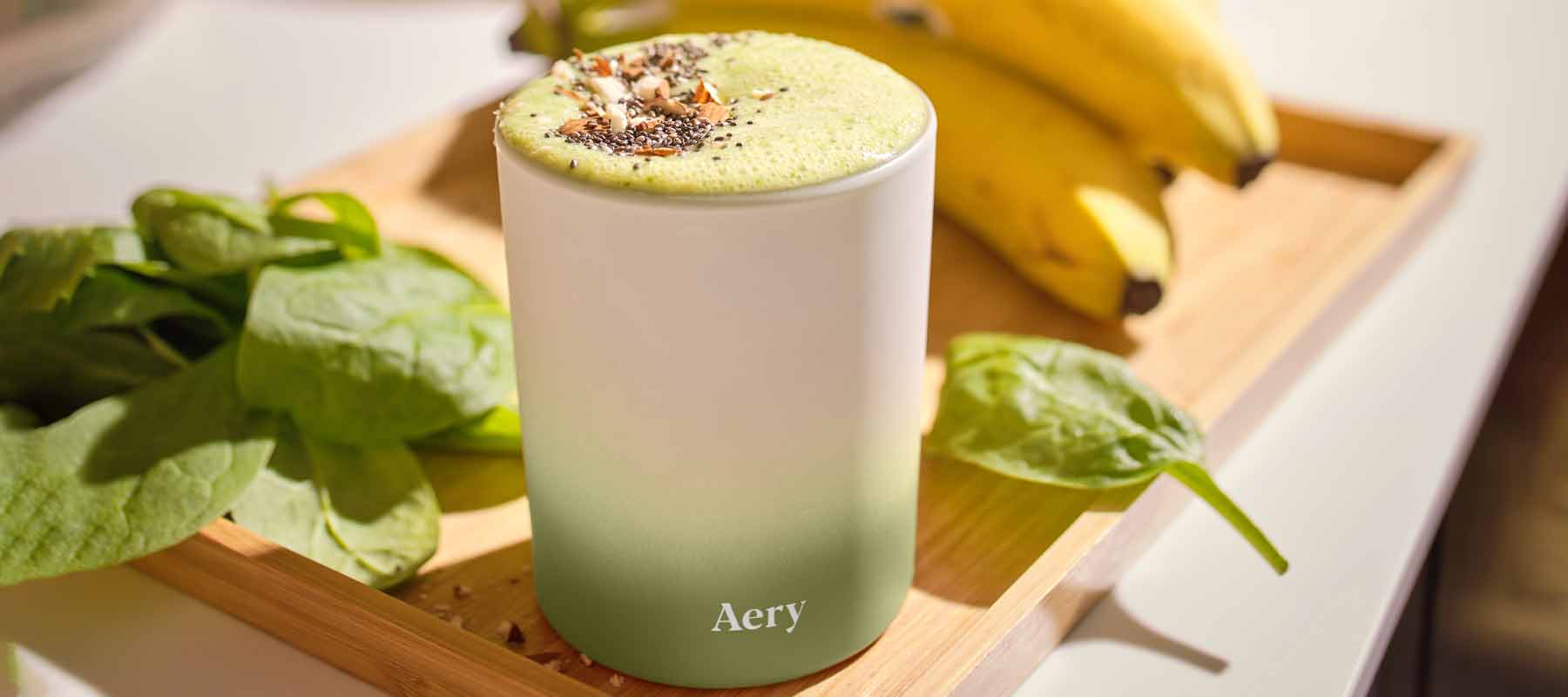 Banana Apple and Kale Smoothie