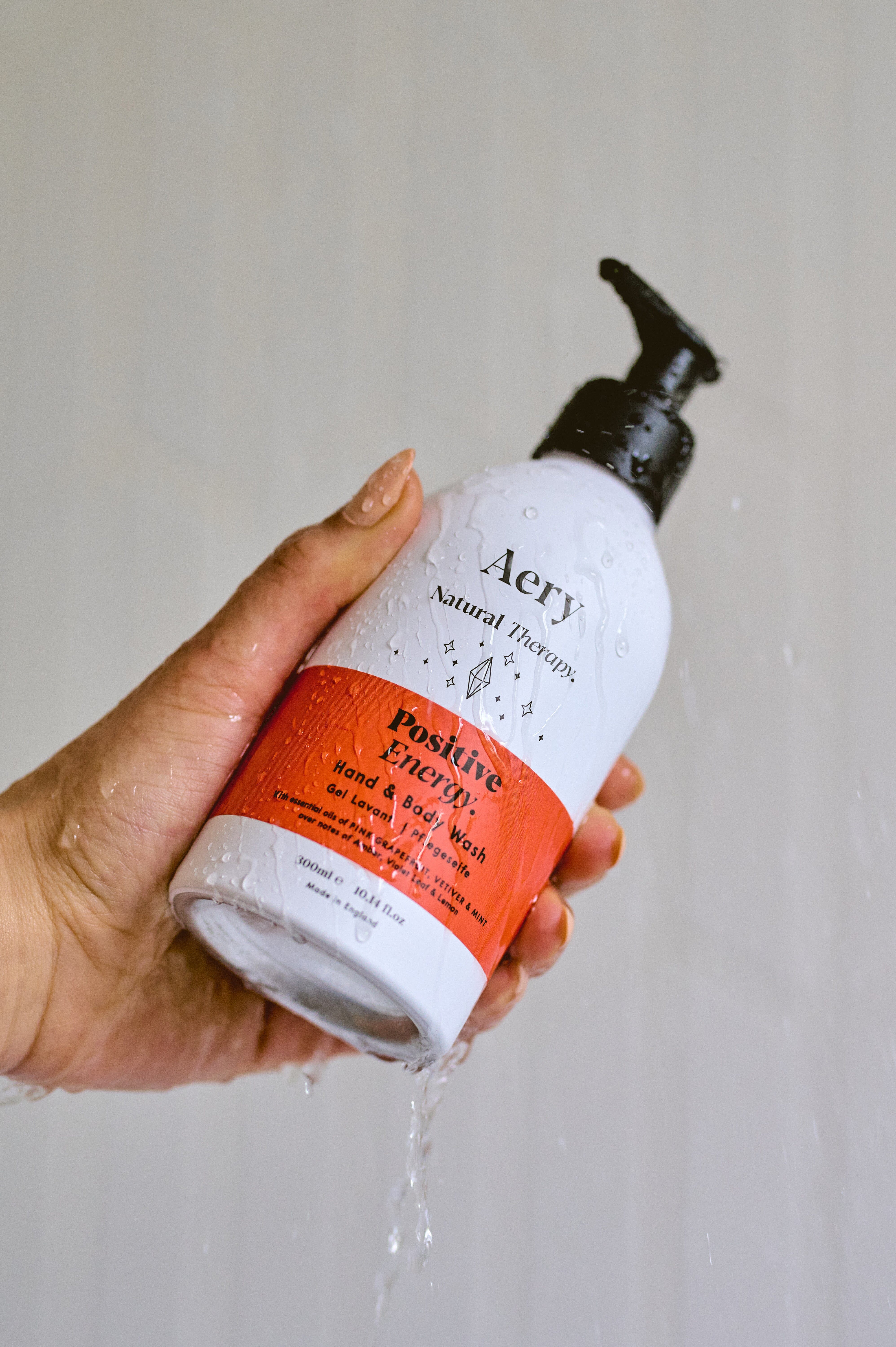 Positive Energy Hand and Body Wash - Pink Grapefruit Vetiver and Mint