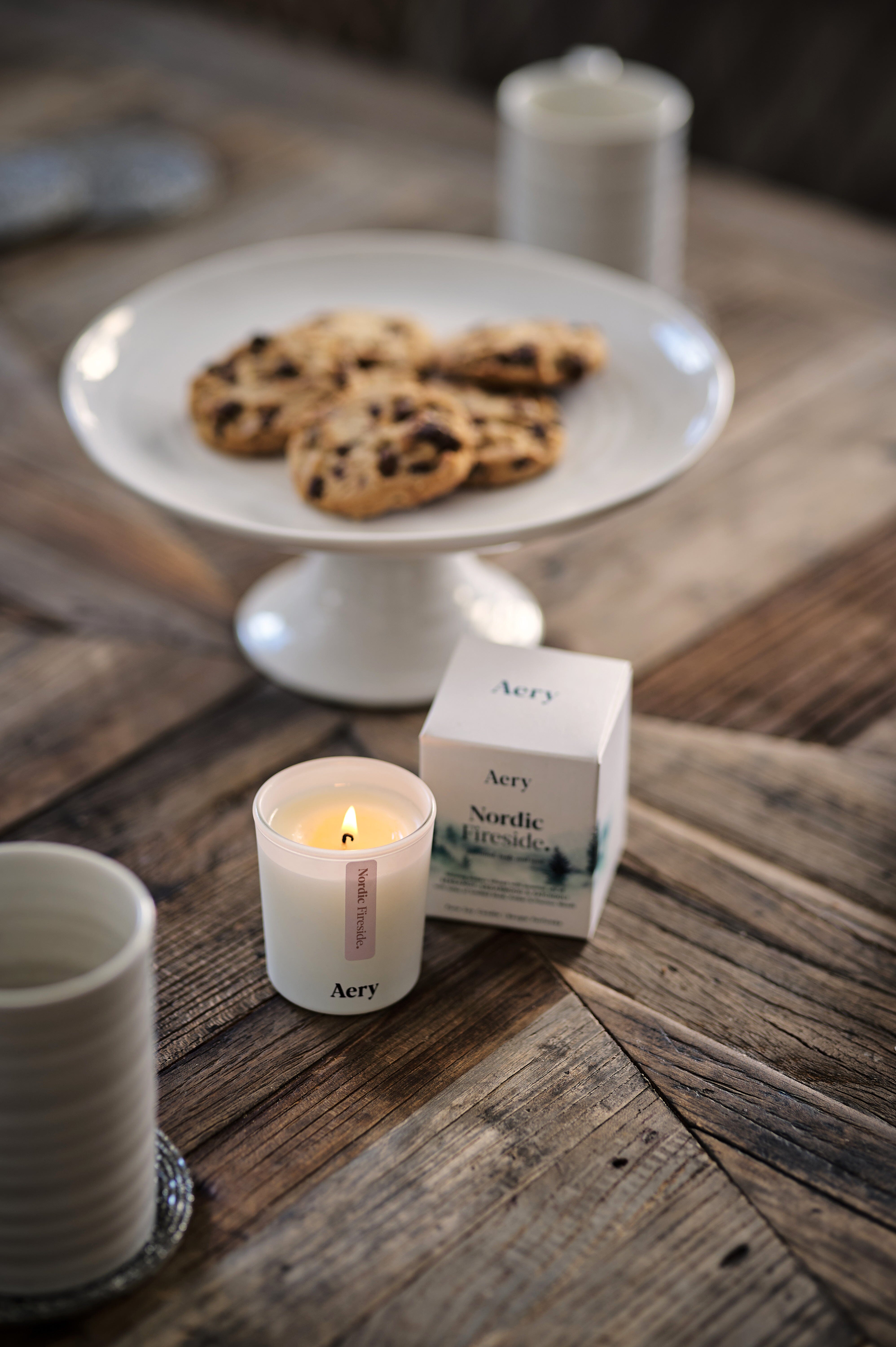 Nordic Fireside Mini Candle