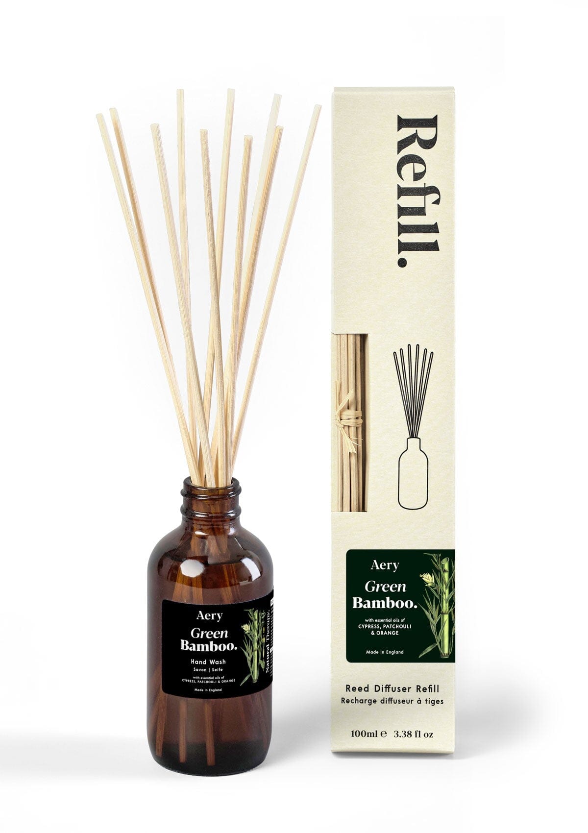 Green Bamboo Amber Diffuser