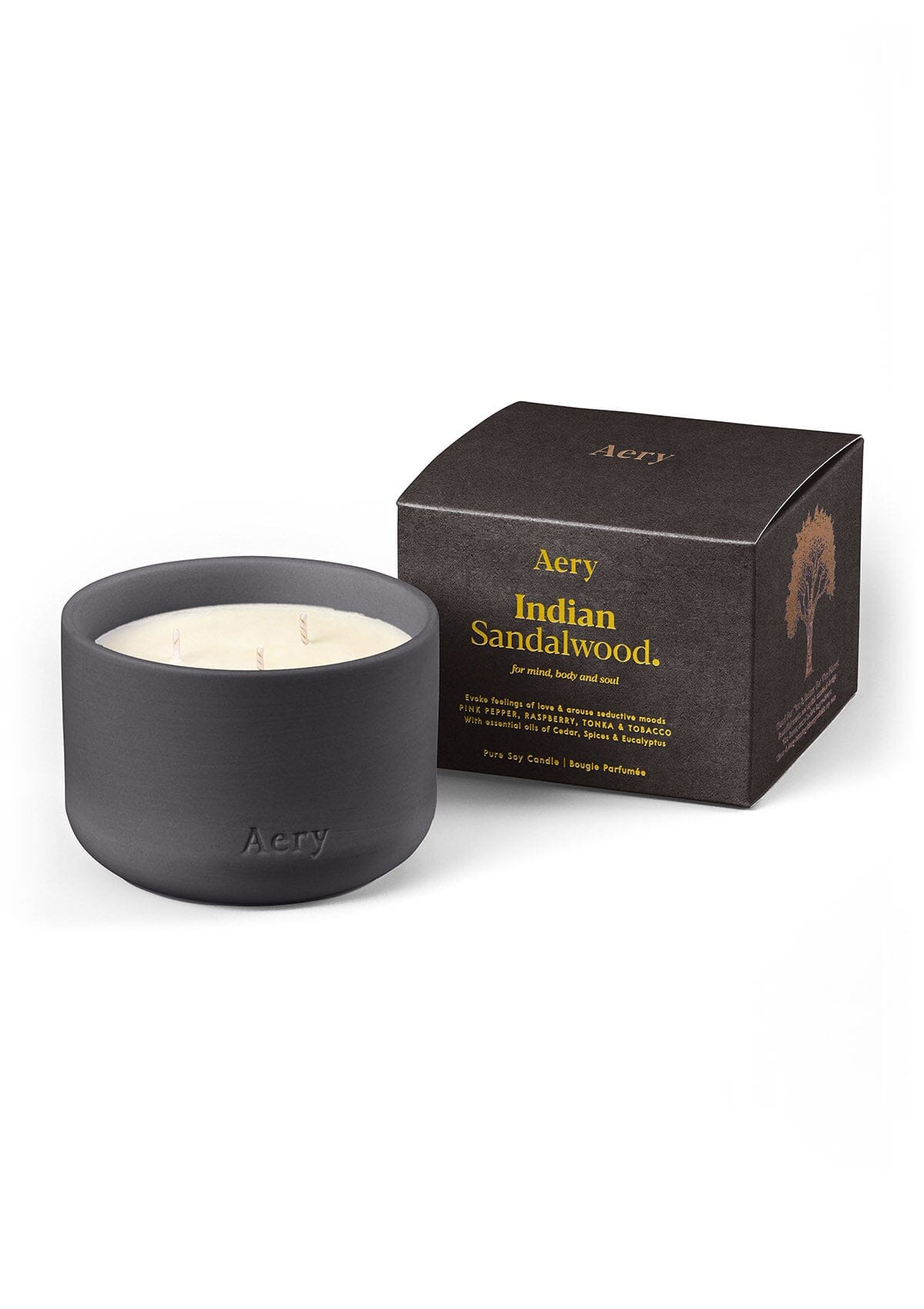 Indian Sandalwood Triple Wick Candle 450g