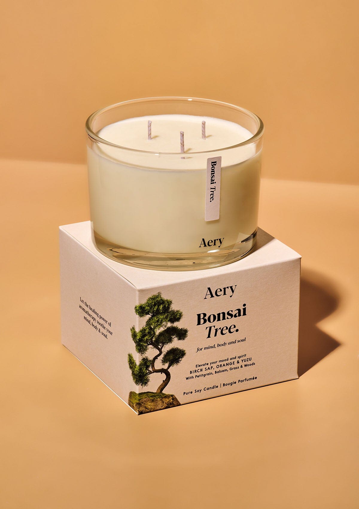 Bonsai Tree Triple Wick Candle 450g