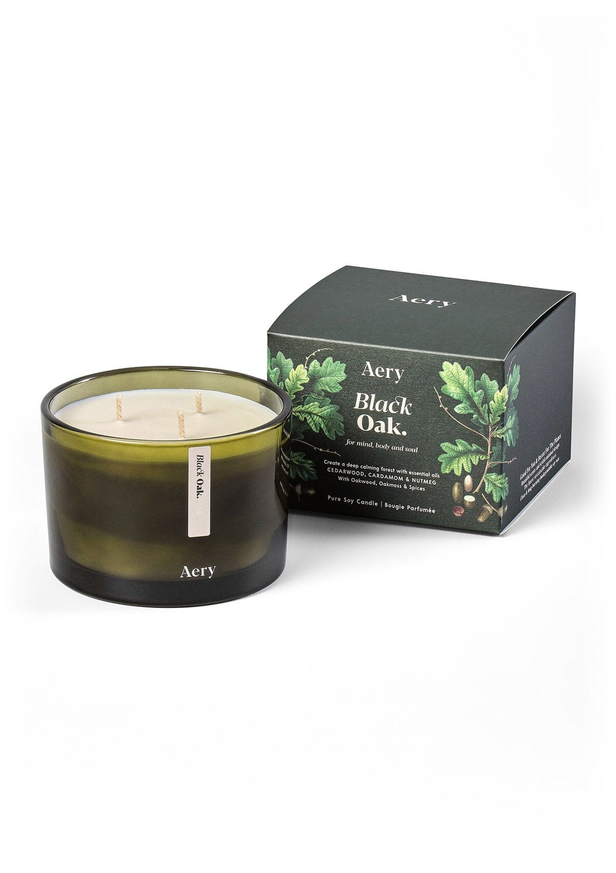 Black Oak Triple Wick Candle 450g