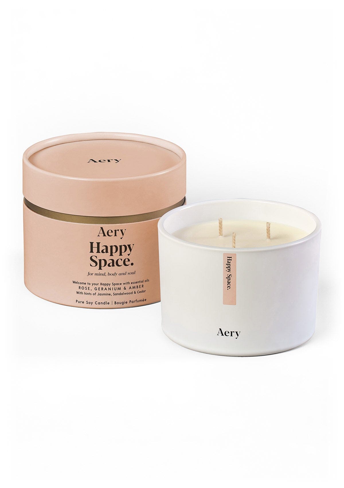 Happy Space Triple Wick Candle 450g