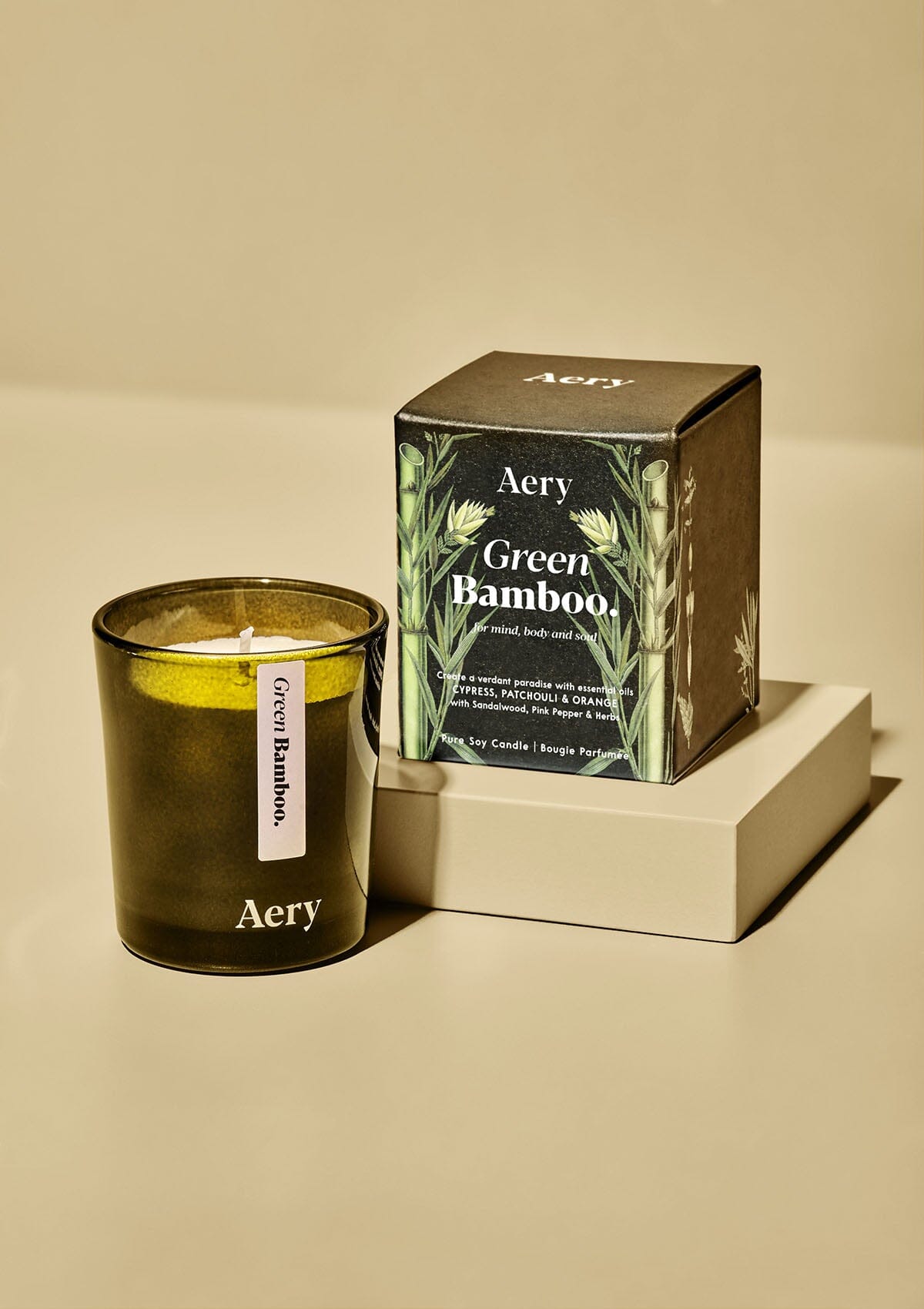 Green Bamboo Votive Candle 70g