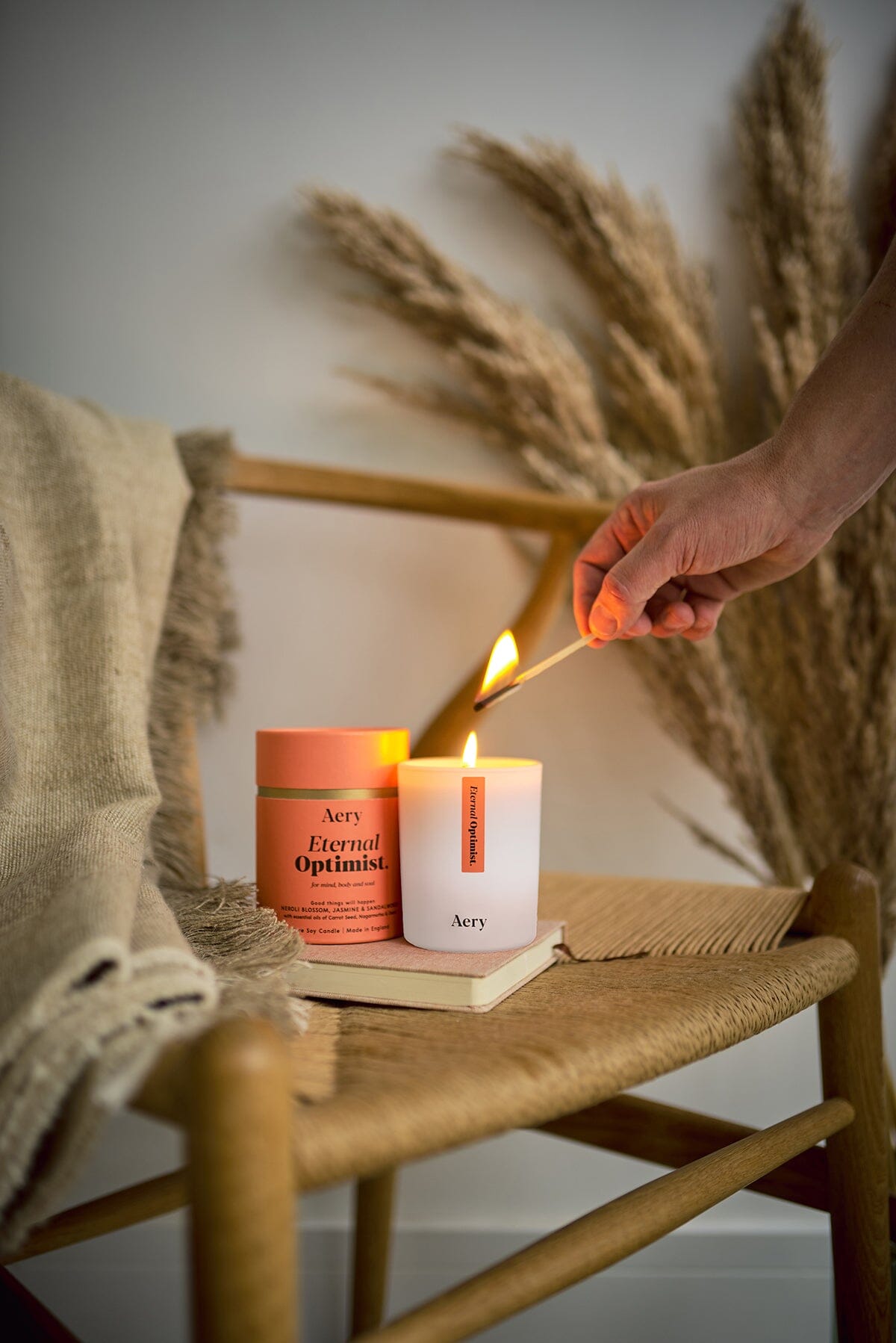 Eternal Optimist Scented Candle - Neroli Blossom Jasmin and Sandalwood