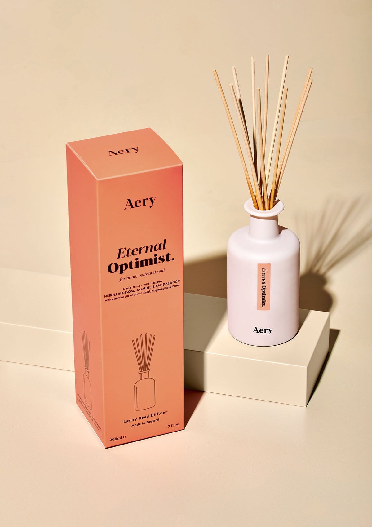 Eternal Optimist Reed Diffuser - Neroli Blossom Jasmin and Sandalwood