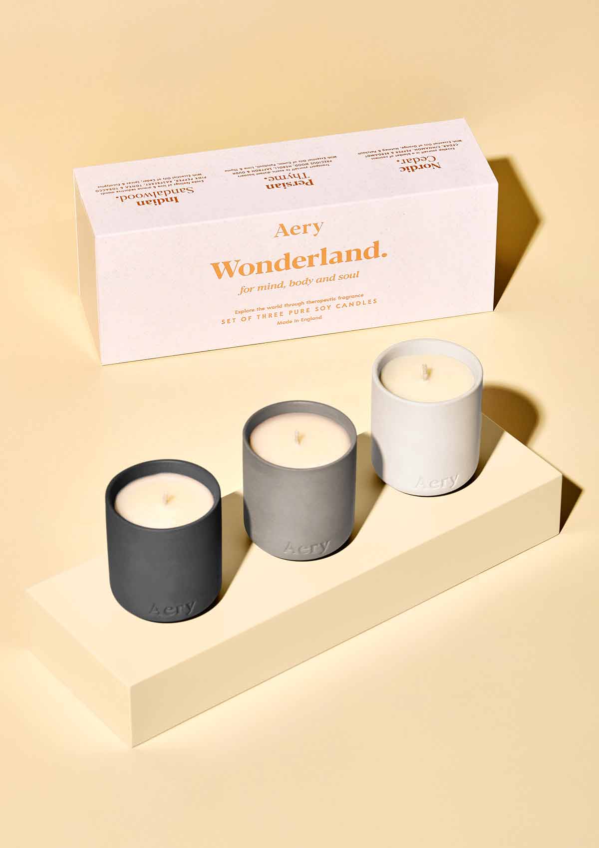 Wonderland Set of 3 - mini Candles