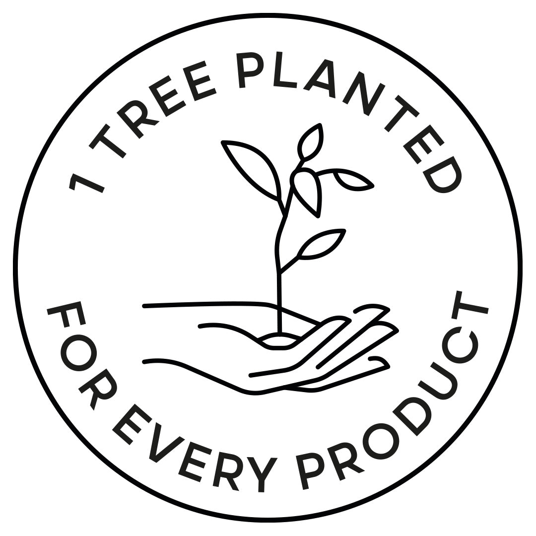 one tree planted for every product icon