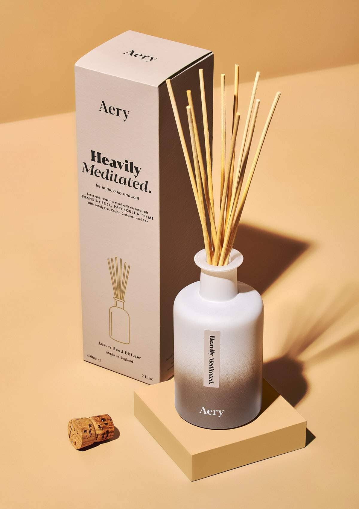 Heavily Meditated Reed Diffuser - Frankincense Patchouli and Thyme