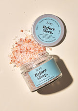 aery living before sleep lavender bath salts displayed decoratively